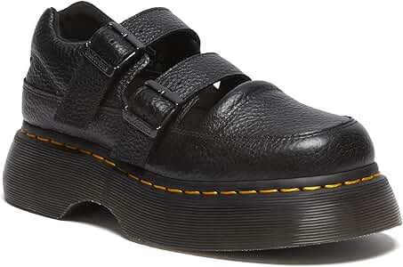 Dr. Martens Women's Buzz Mary Jane Flat, Black, 5 : Amazon.ca